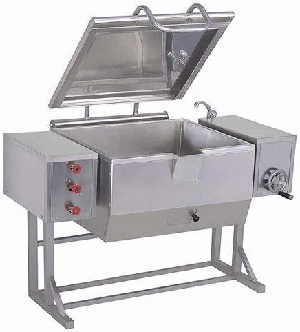 SS BRAZZING PAN WITH TILTING SYSTEM