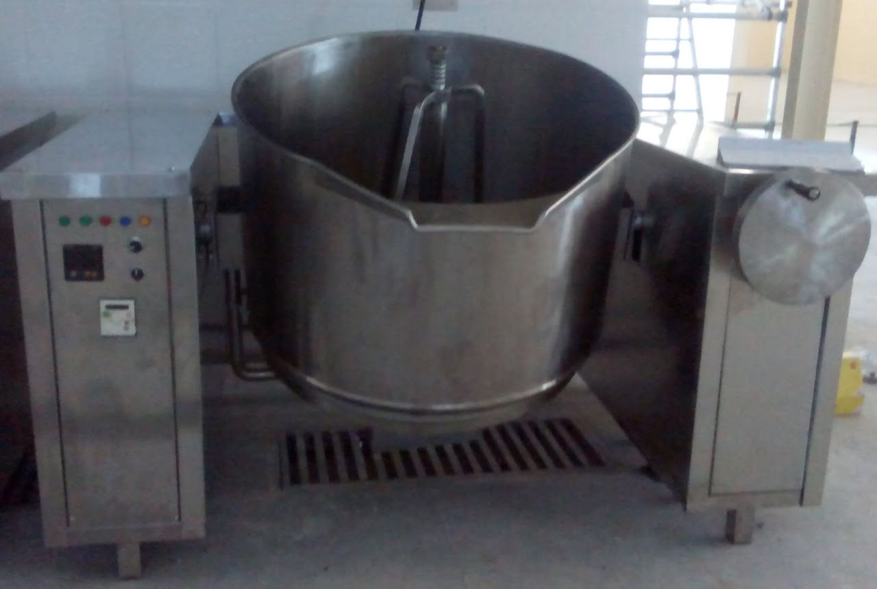 SS CURRY & GRAVY MIXING & MAKING MACHINE & AUTOMATIC TILTING SYSTEM