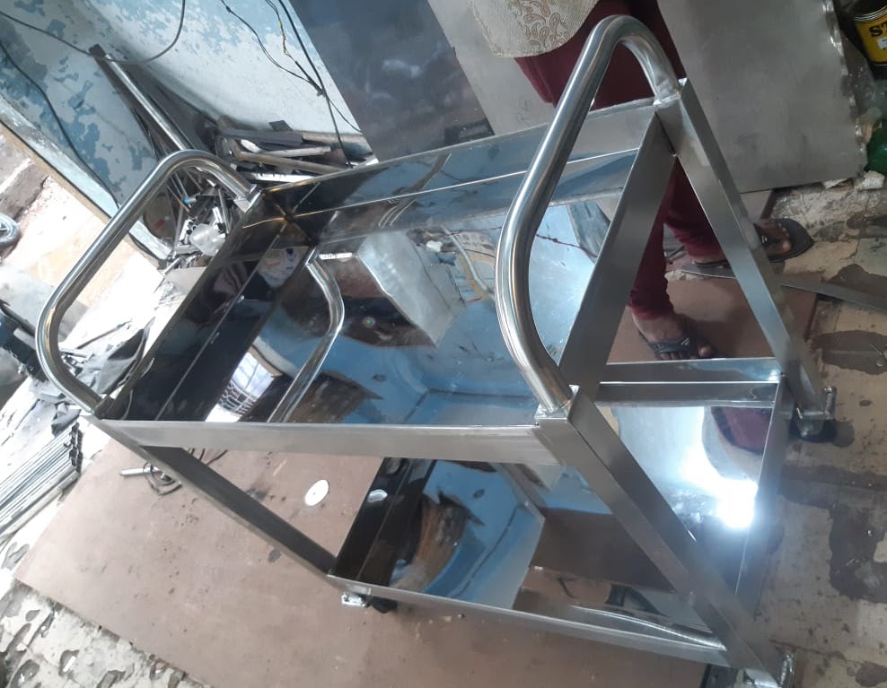 2 TRAY TROLLEY