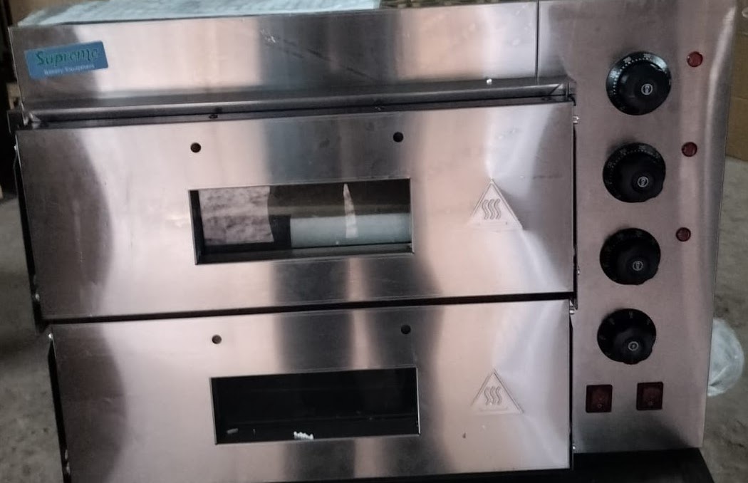 DOUBLE DECK STONE BASED PIZZA OVEN