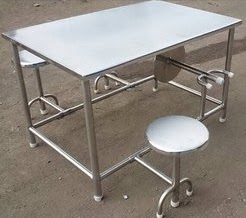 4 SEATER DINNING CANTEEN TABLE